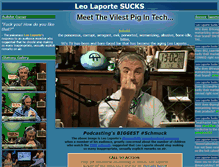 Tablet Screenshot of leolaportesucks.com